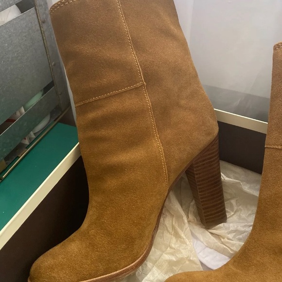 Coach Tamsin Rich Suede women's ankle boot Toffee (Brownish), 7 - Picture 3 of 7